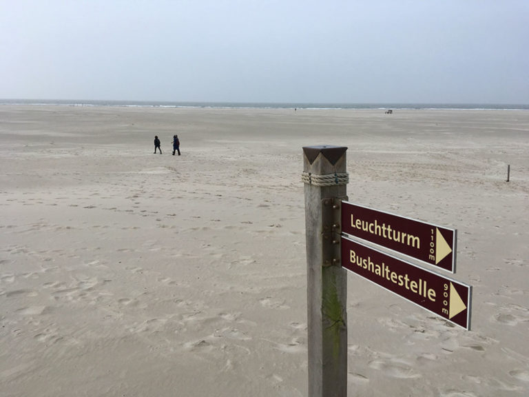 Den Kniepsand haben Wintergäste auf Amrum fast für sich allein. Groß genug ist er ja mit 10 Quadratkilometern.