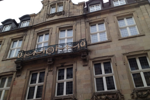 Heutiges Gebäude am früheren Standort des Verlags Aschendorff in der Salzstraße 57. Bild: Monika Gemmer Heutiges Gebäude am früheren Standort des Verlags Aschendorff in der Salzstraße 57. Bild: Monika Gemmer