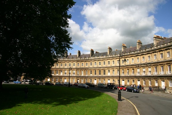 Straßenzug Circus in Bath