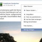 Facebook-Postings einbetten