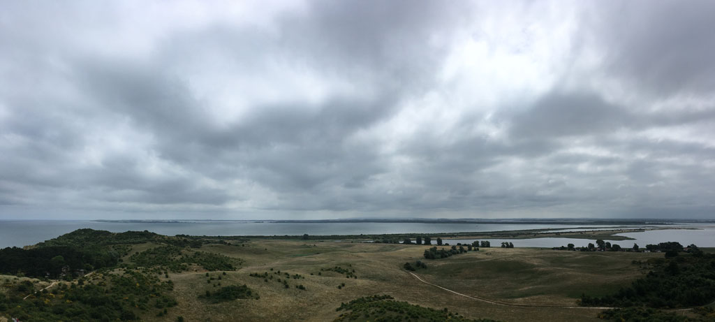 Hiddensee, vom Leuchtturm am Dornbusch aus gesehen
