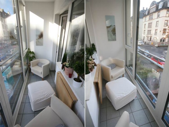 Früher Balkon, heute Loggia Früher Balkon, heute Loggia