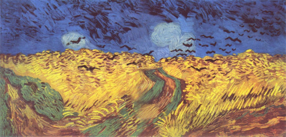 Van Gogh: Weizenfeld mit Raben (1890)